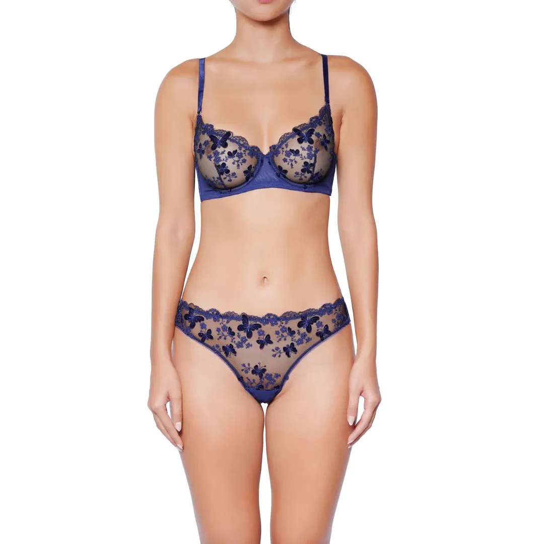 Papillon Underwired Bra In Navy - Huit