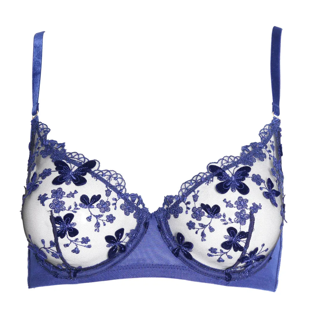 Papillon Underwired Bra In Navy - Huit