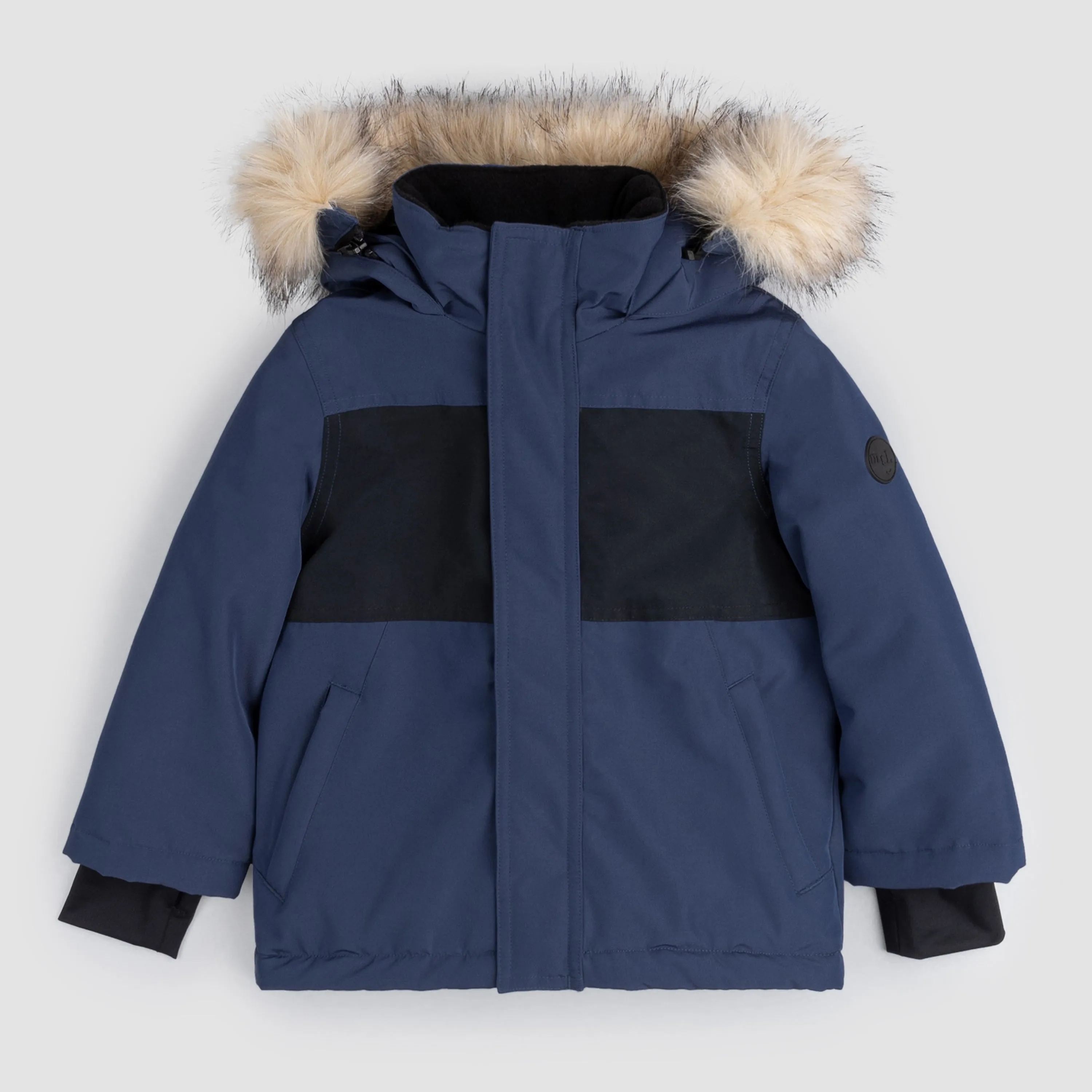 Parka à capuche bleu Miles