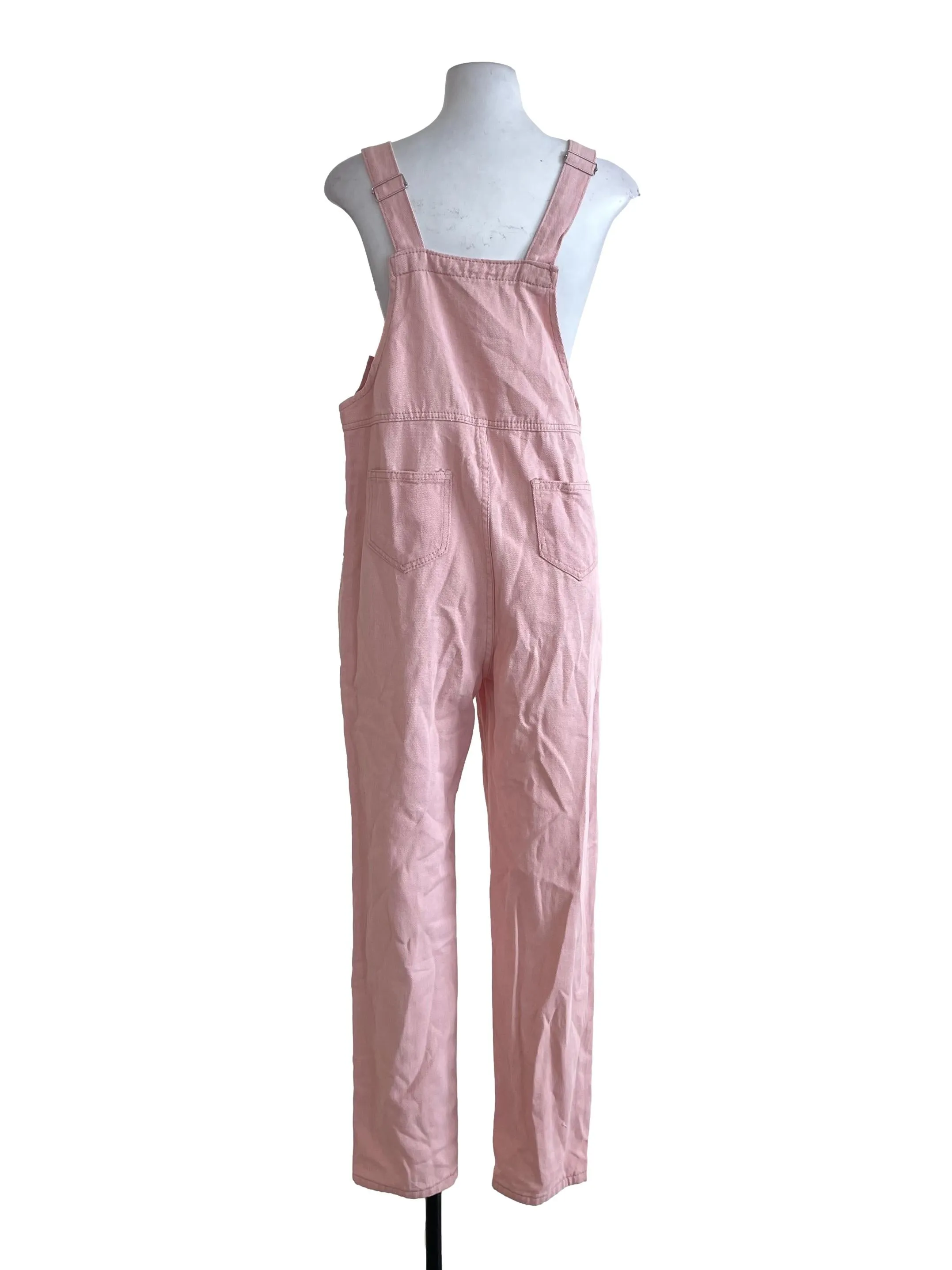 Pastel Pink Jean Overall