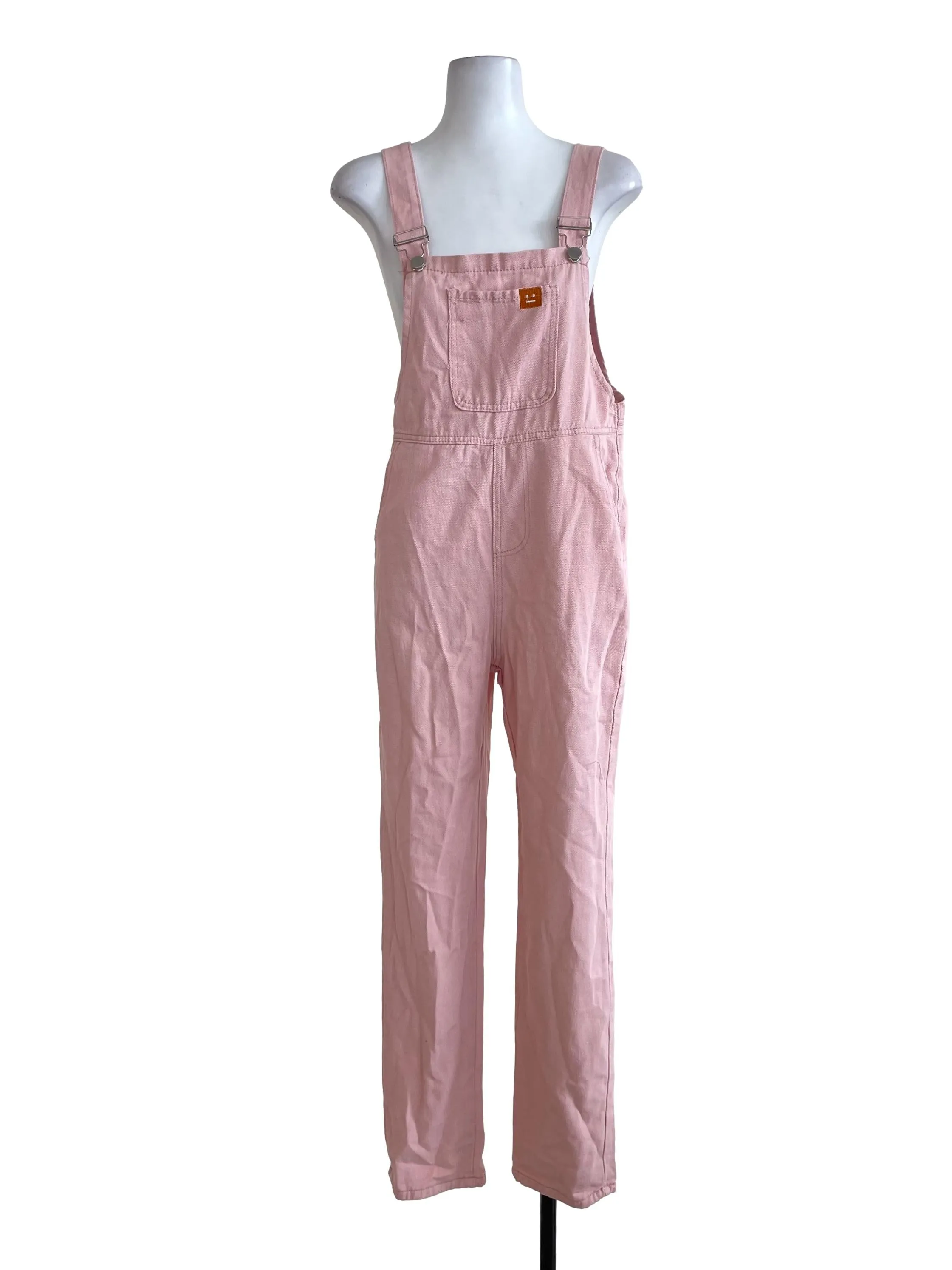 Pastel Pink Jean Overall