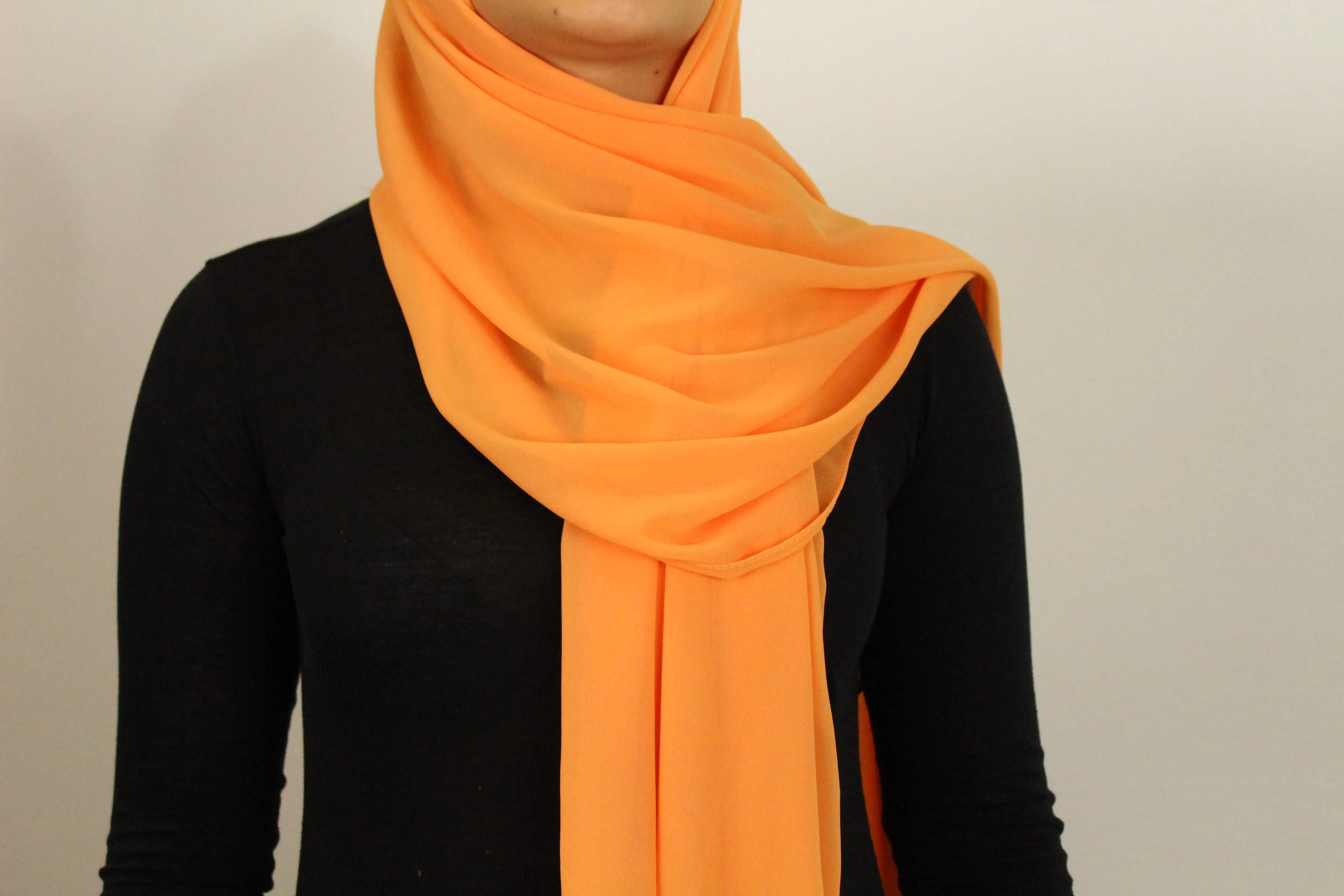 Peach Agate Chiffon