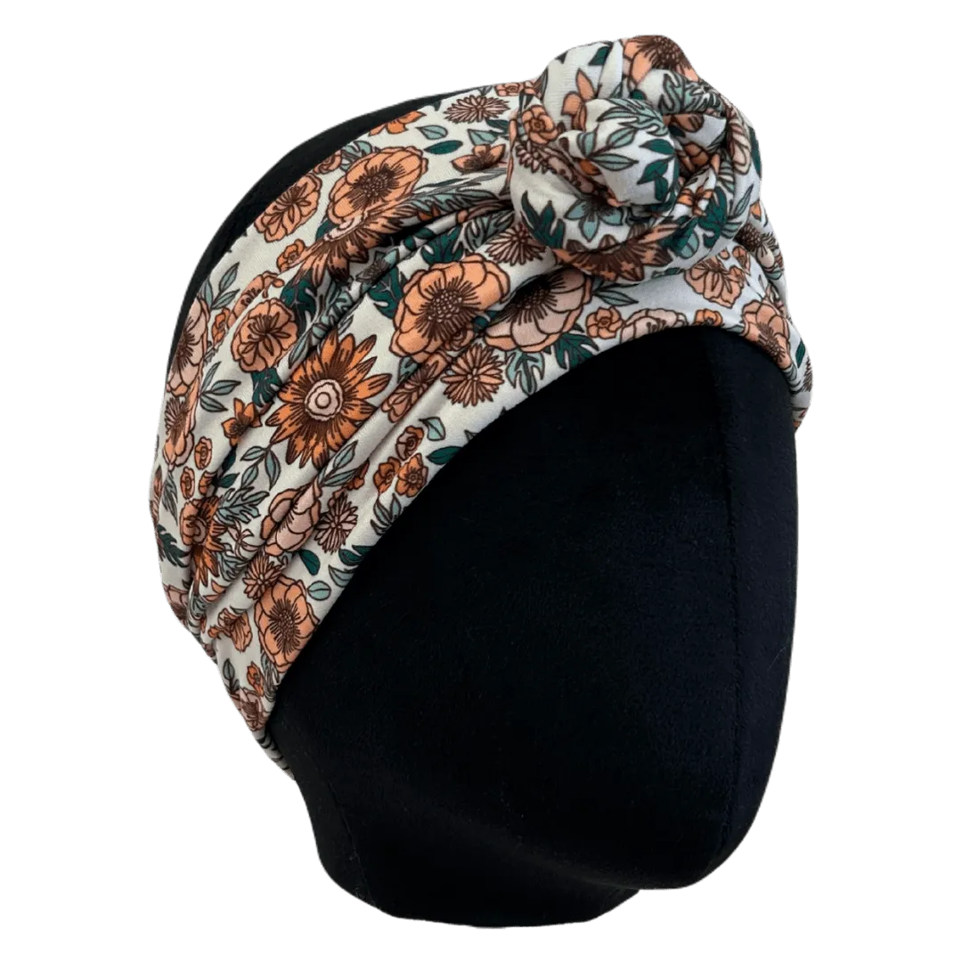 Peachy Garden Wrap Headband