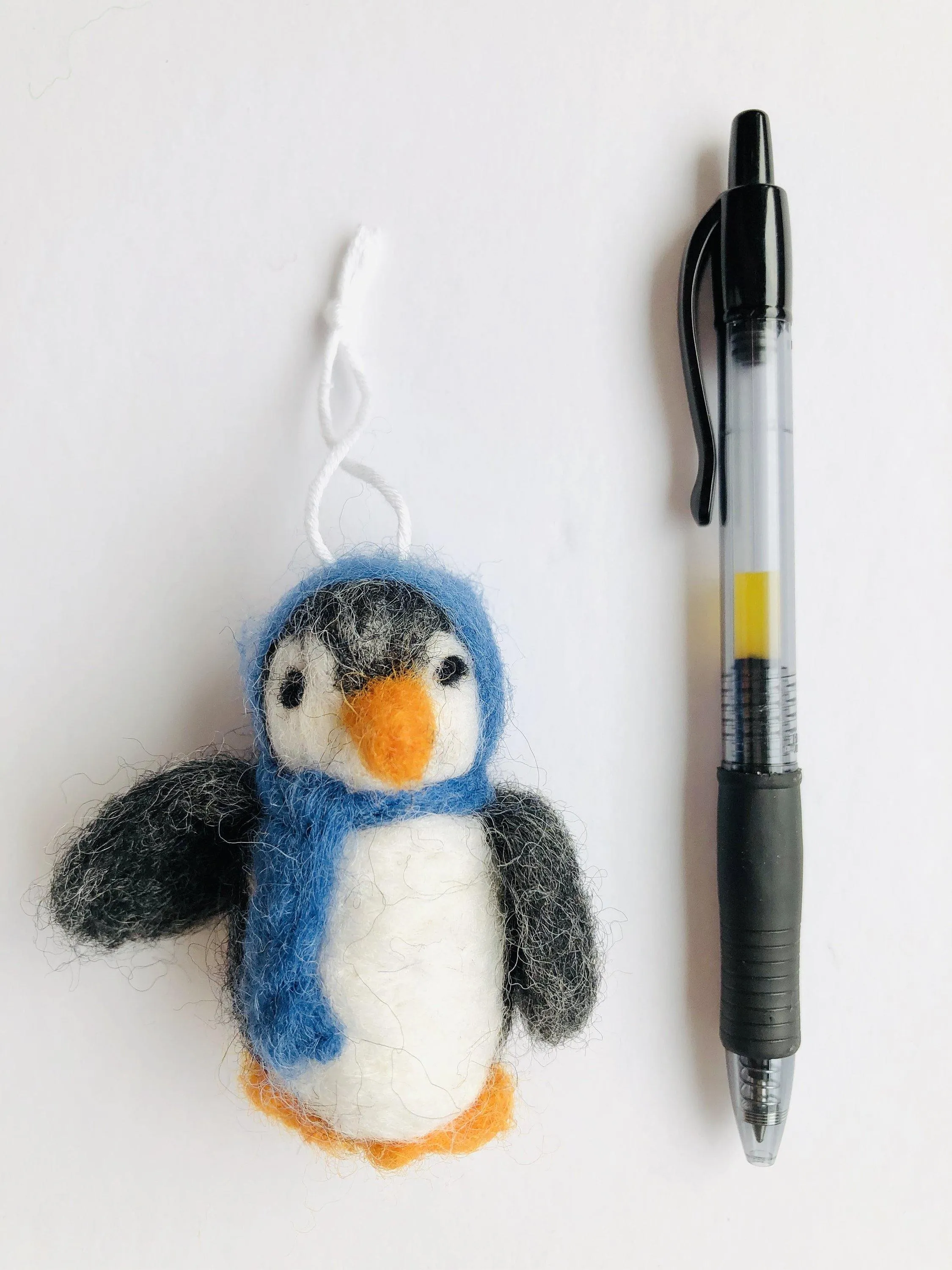 Penguin Felted Ornaments