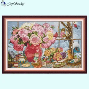 Peonies and Elves