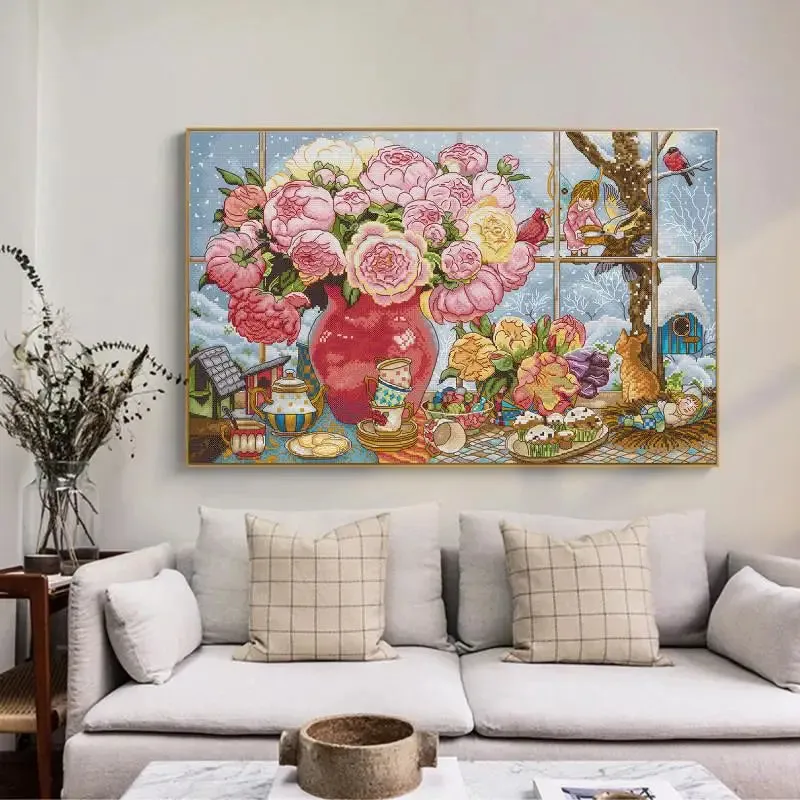 Peonies and Elves