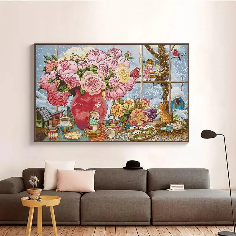 Peonies and Elves