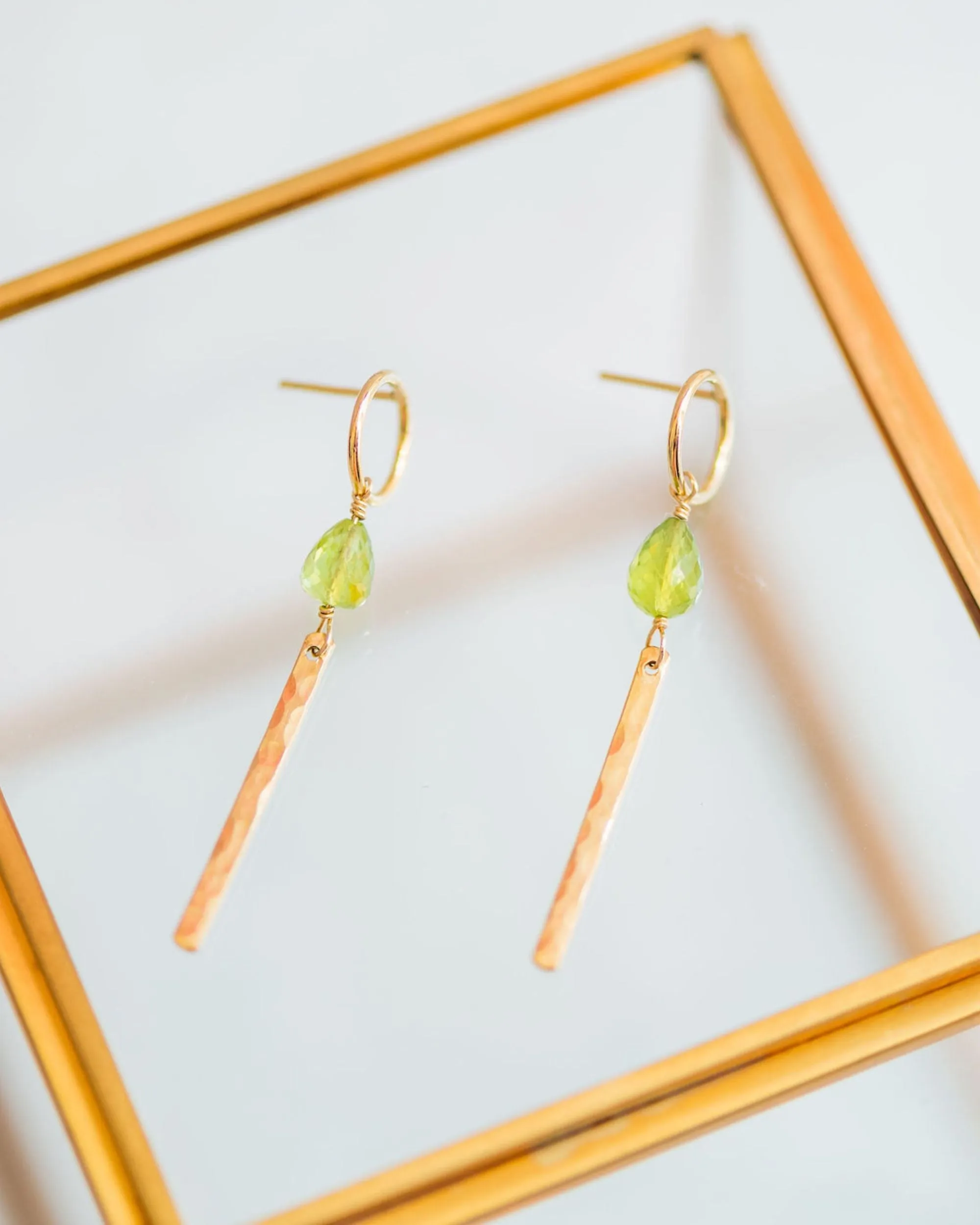 Peridot Earrings - August