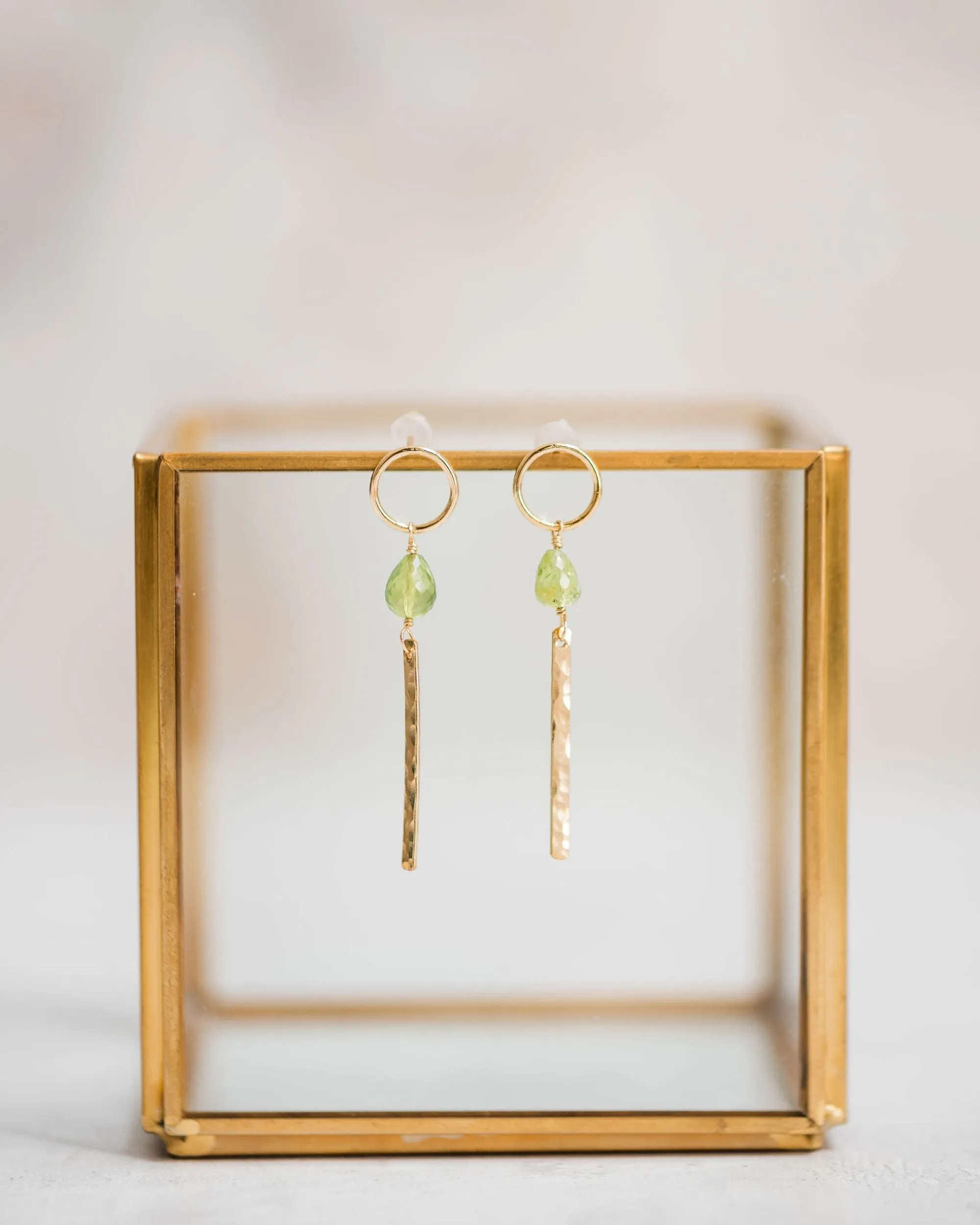 Peridot Earrings - August