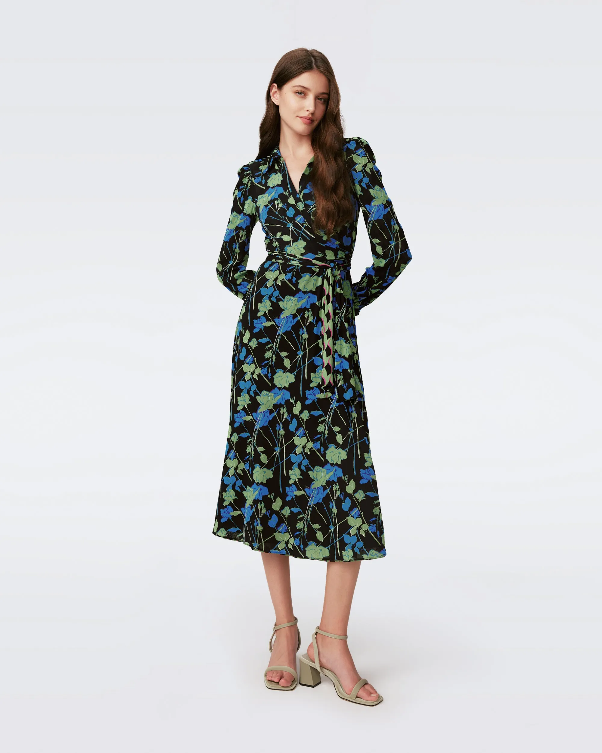 Phoenix Reversible Mesh Wrap Dress