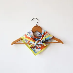 Épice Floral Silk Twill Scarf - Ginger