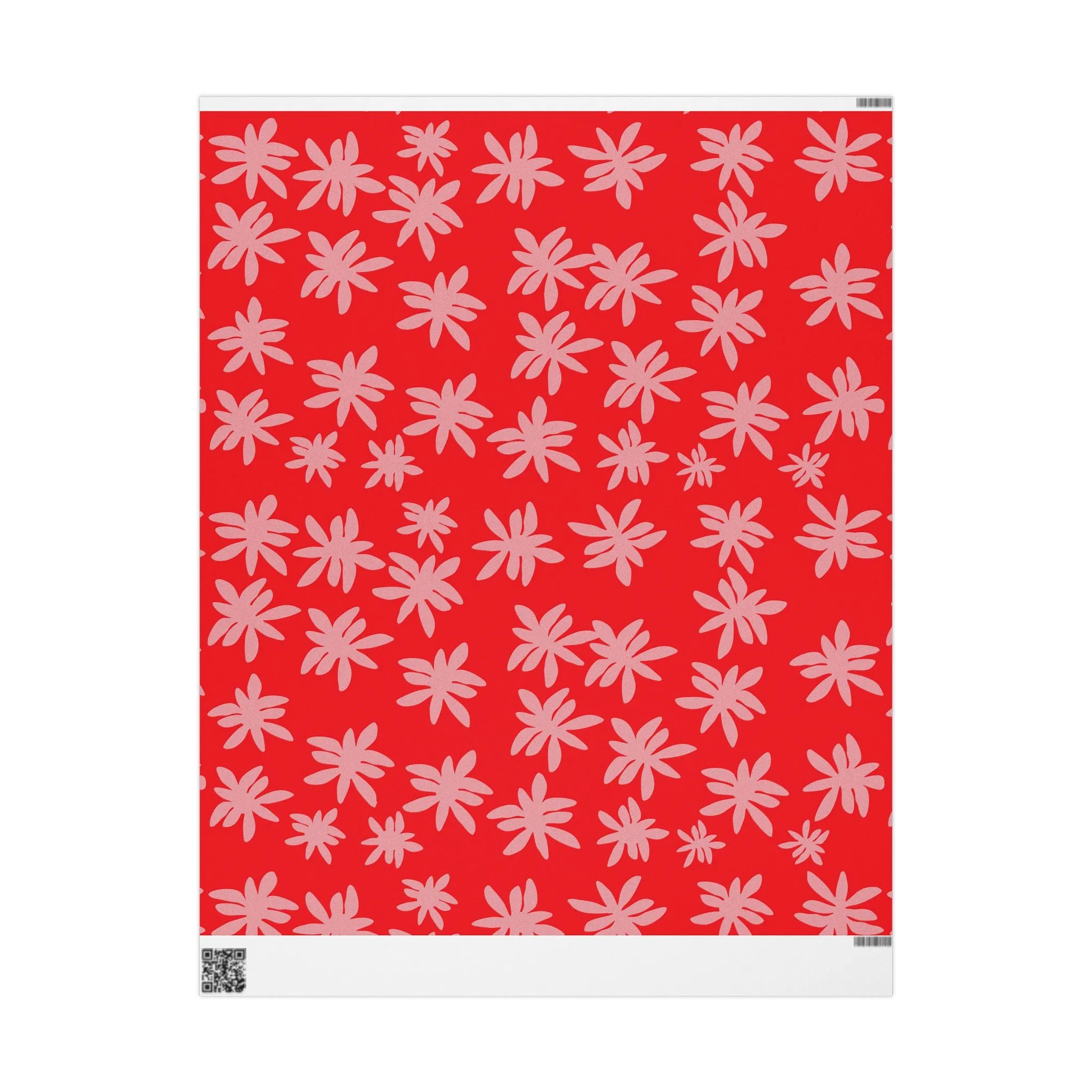 Pink & Red Fleur Wrapping Paper for Gifts