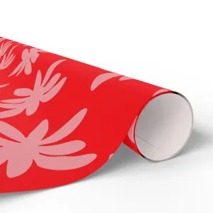 Pink & Red Fleur Wrapping Paper for Gifts