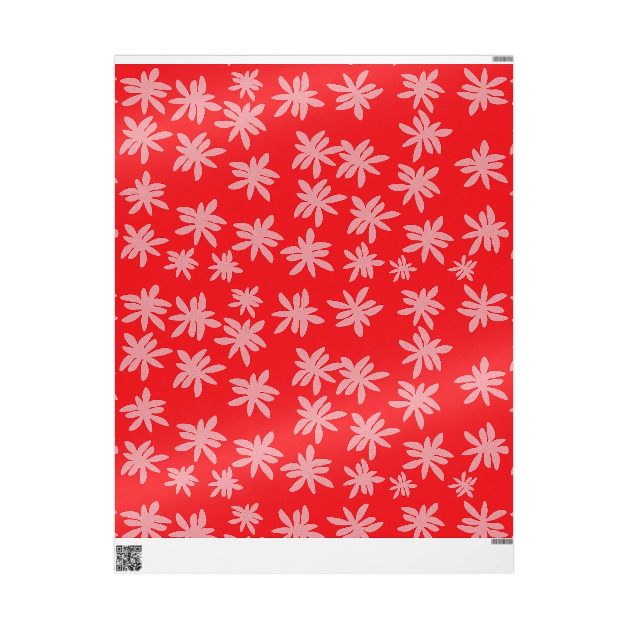 Pink & Red Fleur Wrapping Paper for Gifts