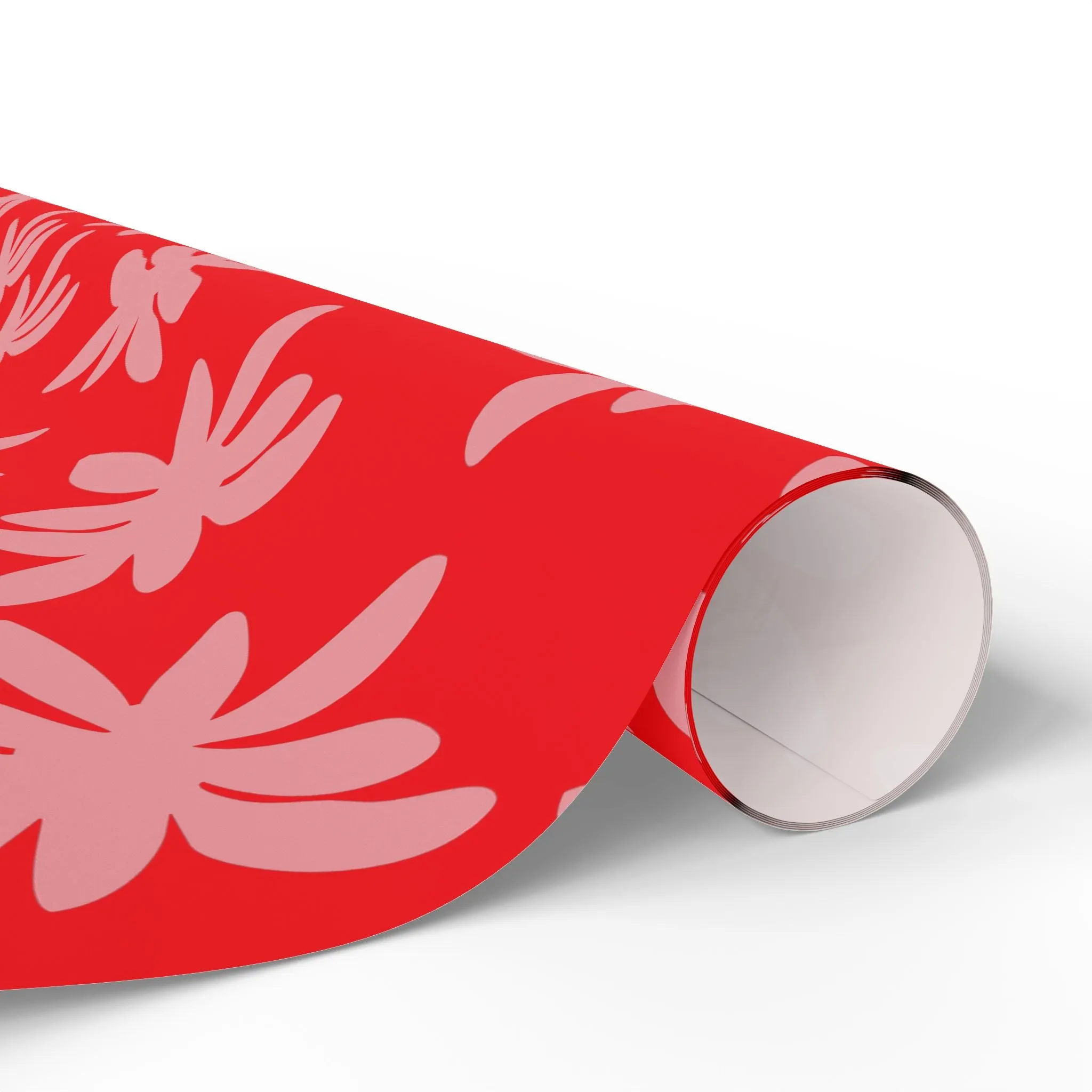 Pink & Red Fleur Wrapping Paper for Gifts