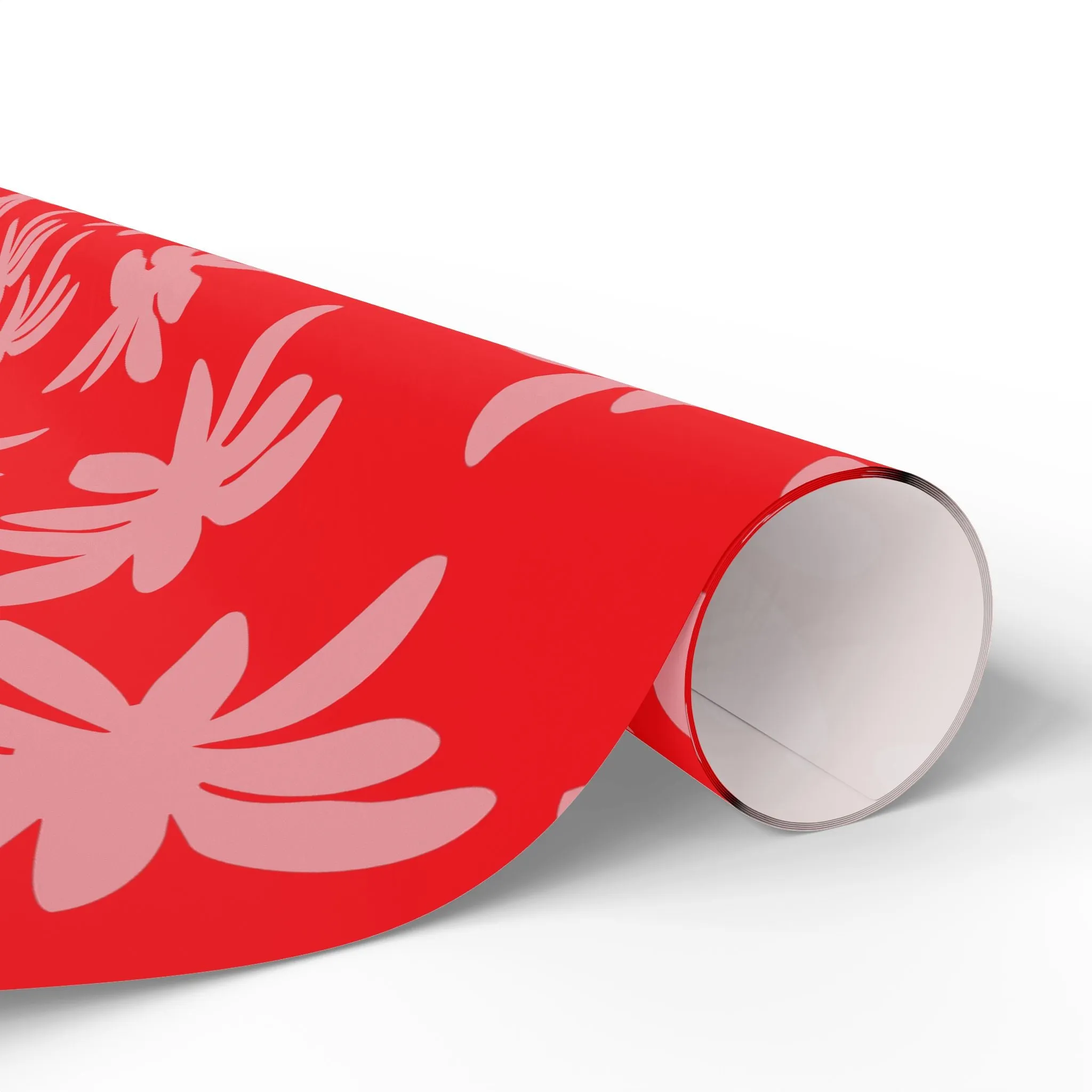 Pink & Red Fleur Wrapping Paper for Gifts