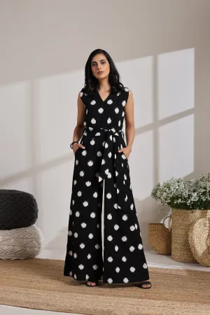 POLKA IKAT JUMPSUIT