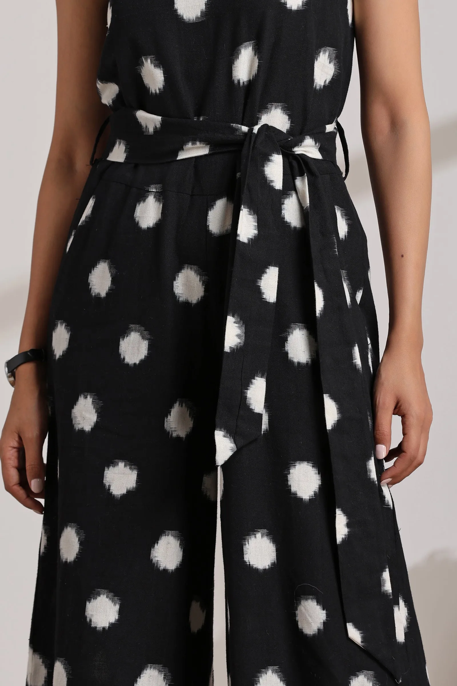 POLKA IKAT JUMPSUIT