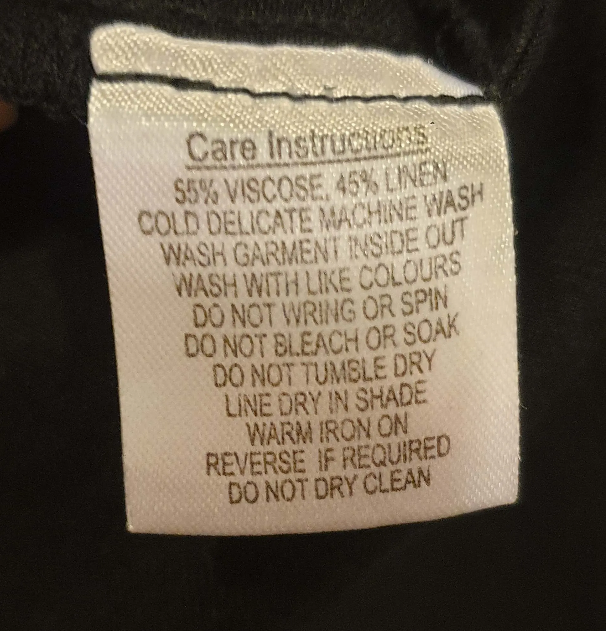 Princess Highway black linen-cotton wide leg jumpsuit size 14 (best fits size 12-small 14)