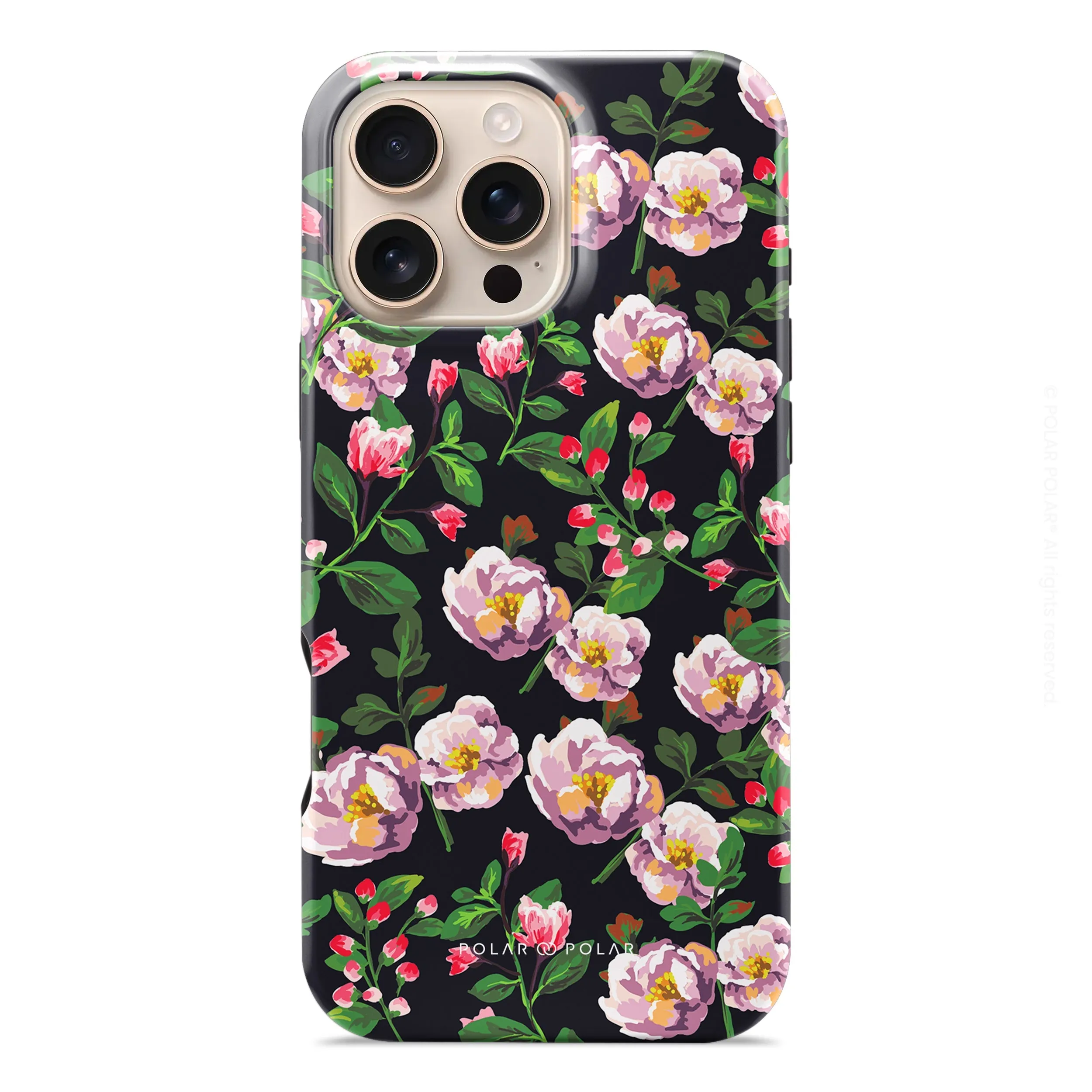 Purple Camellias - iPhone 16 Pro Max Case