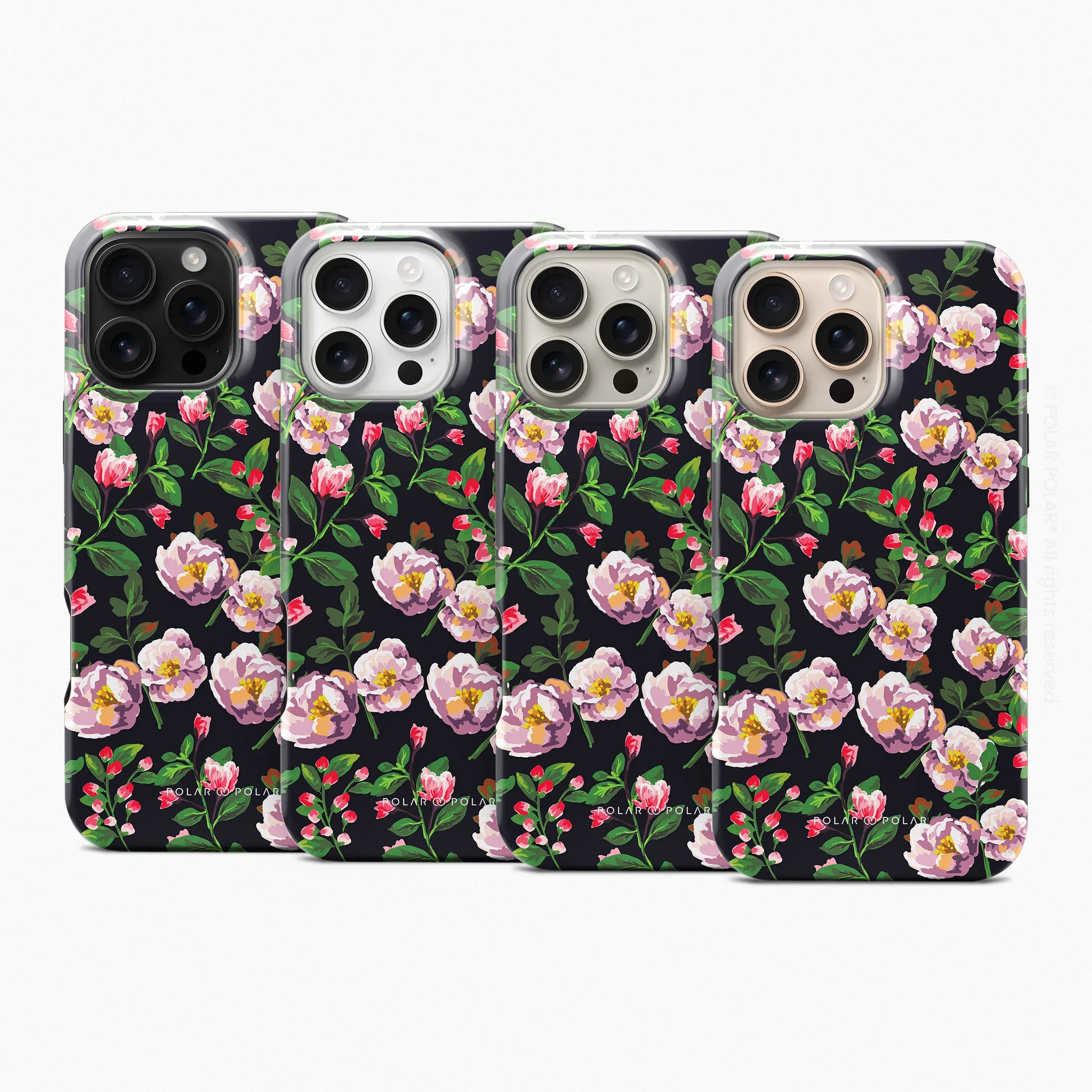 Purple Camellias - iPhone 16 Pro Max Case