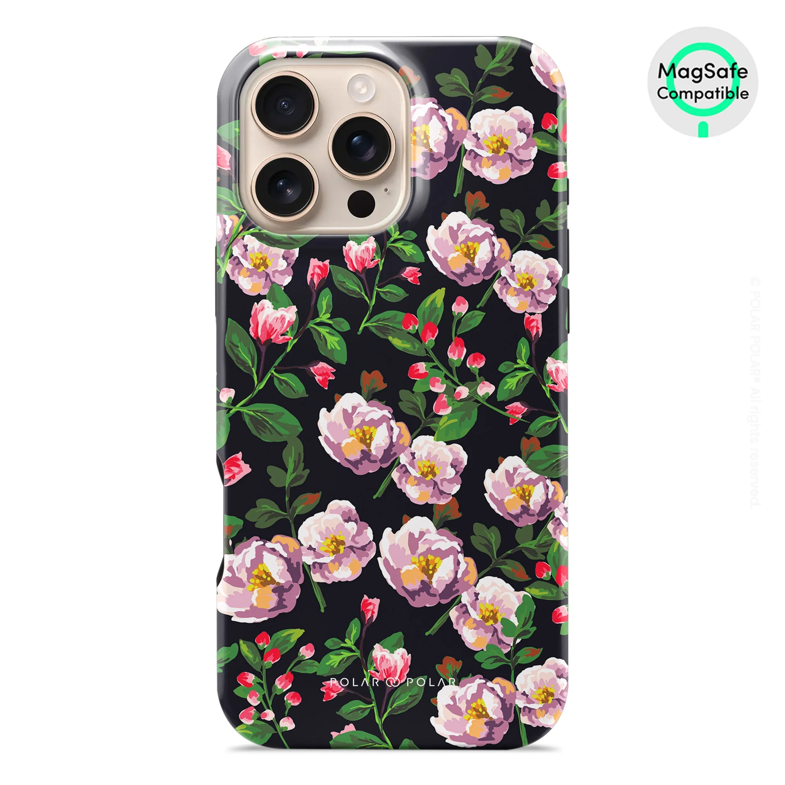 Purple Camellias - iPhone 16 Pro Max Case