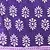 Purple Floral Pattern Batik Printed Cotton Scarf, 'Purple Gardens'