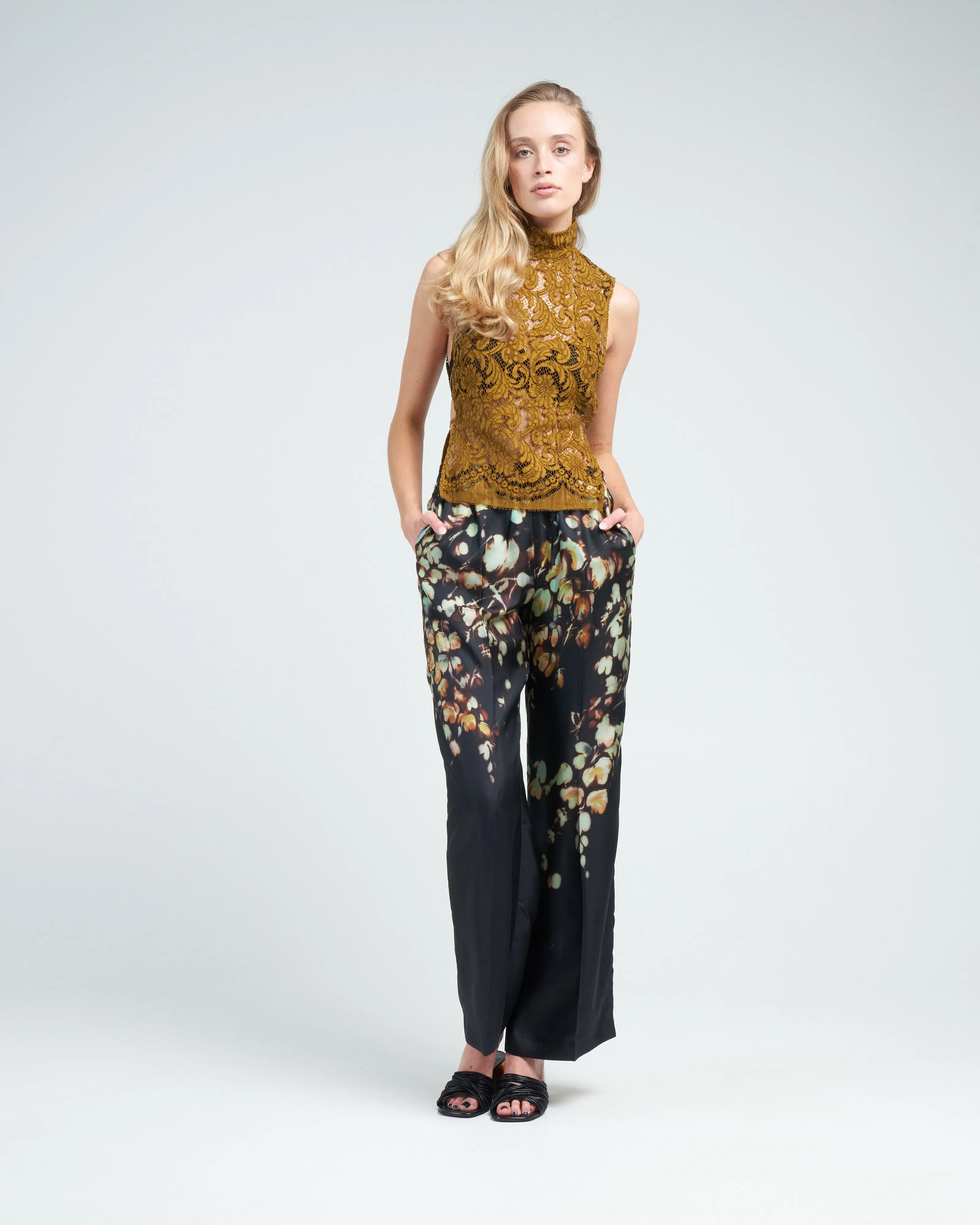 puvis long pants - petrol