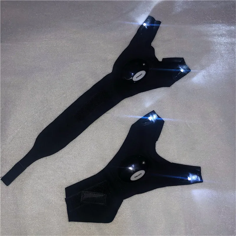 "HARAJUKU DARK HALF FINGER" GLOWING GLOVES K110805