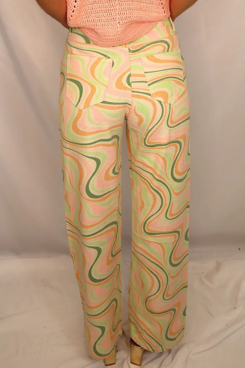 Rainbow Sherbert Pants