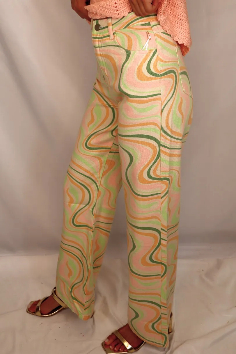 Rainbow Sherbert Pants