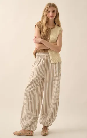 Rayna Stripe Parachute Pants