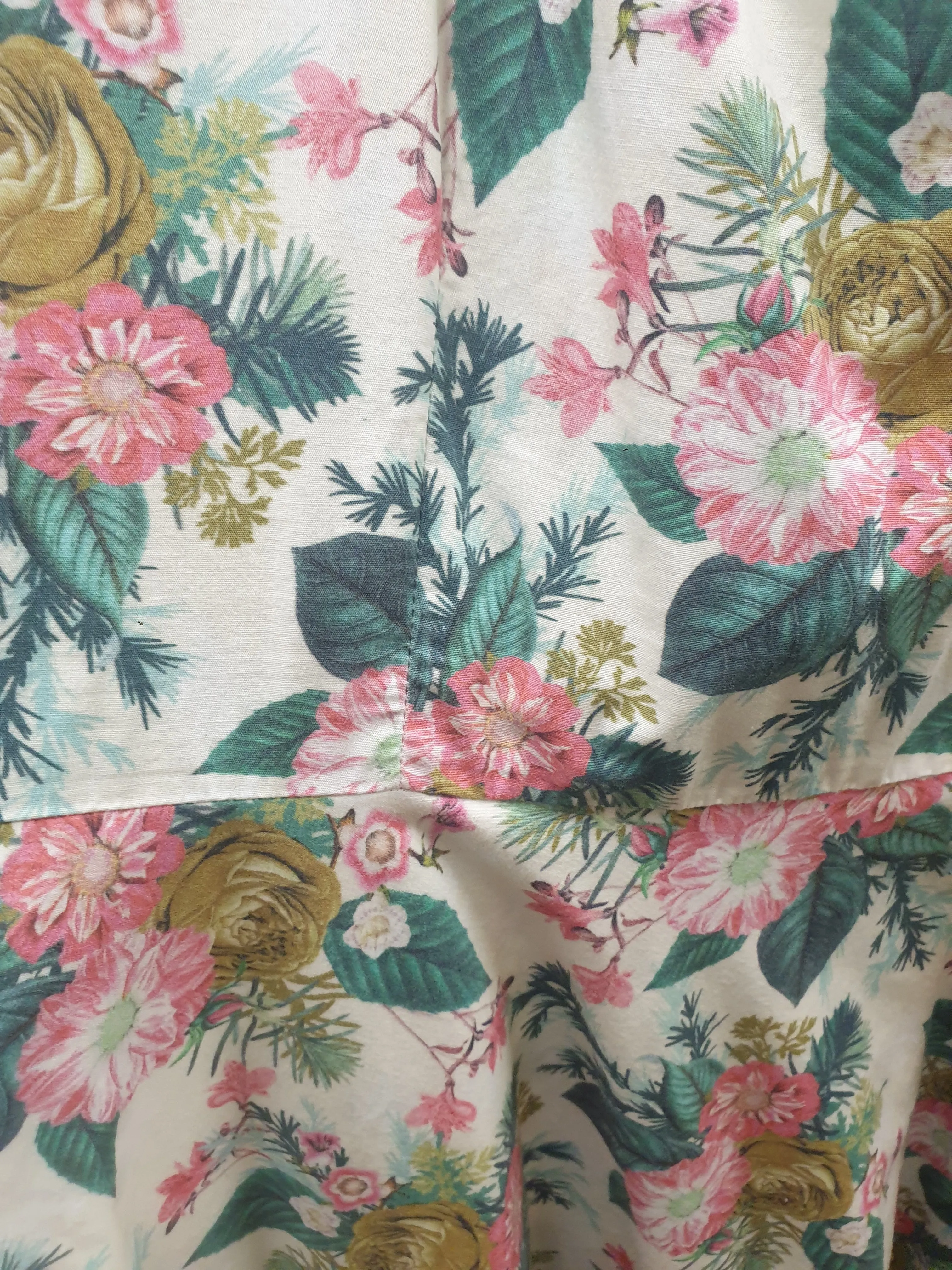Revival retro style floral sleeveless dress size 18