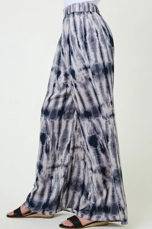 RINA TIE DYE WIDE LEG PANTS