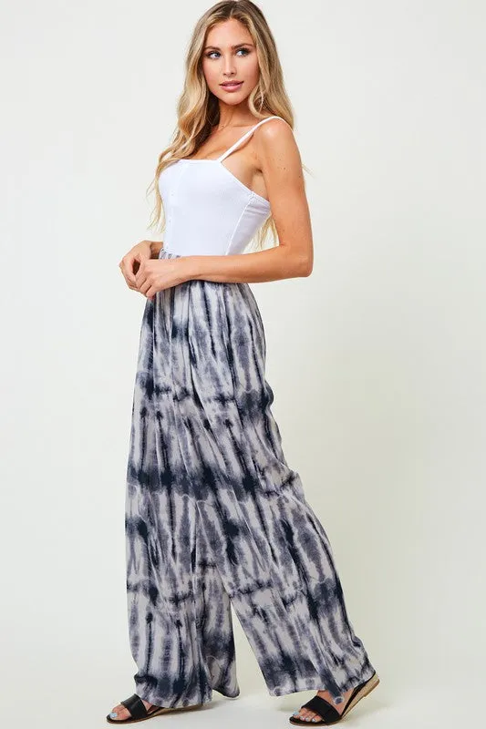 RINA TIE DYE WIDE LEG PANTS