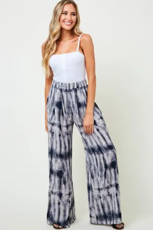 RINA TIE DYE WIDE LEG PANTS