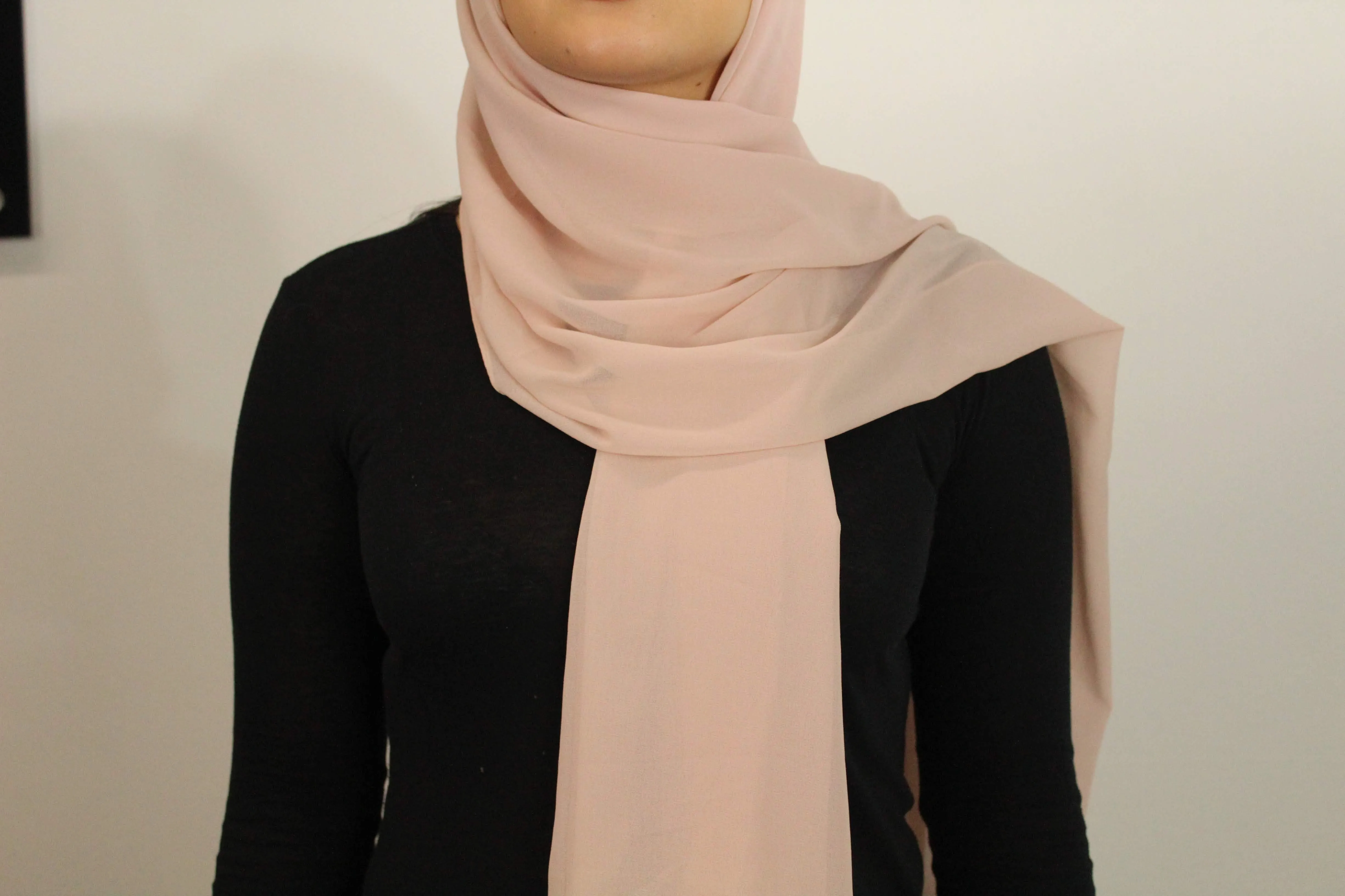Rose Gold Chiffon