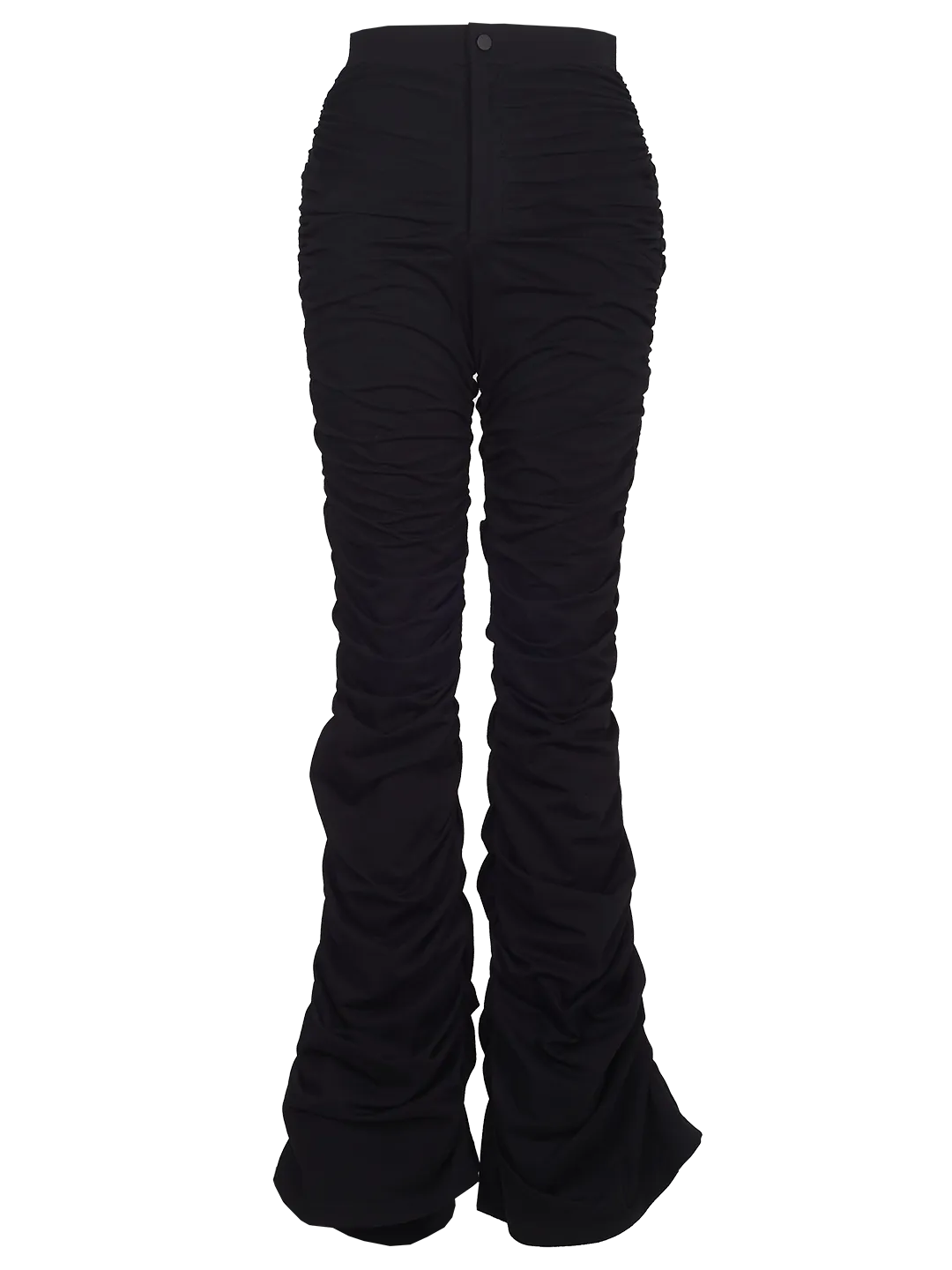 Ruched Flared Trousers