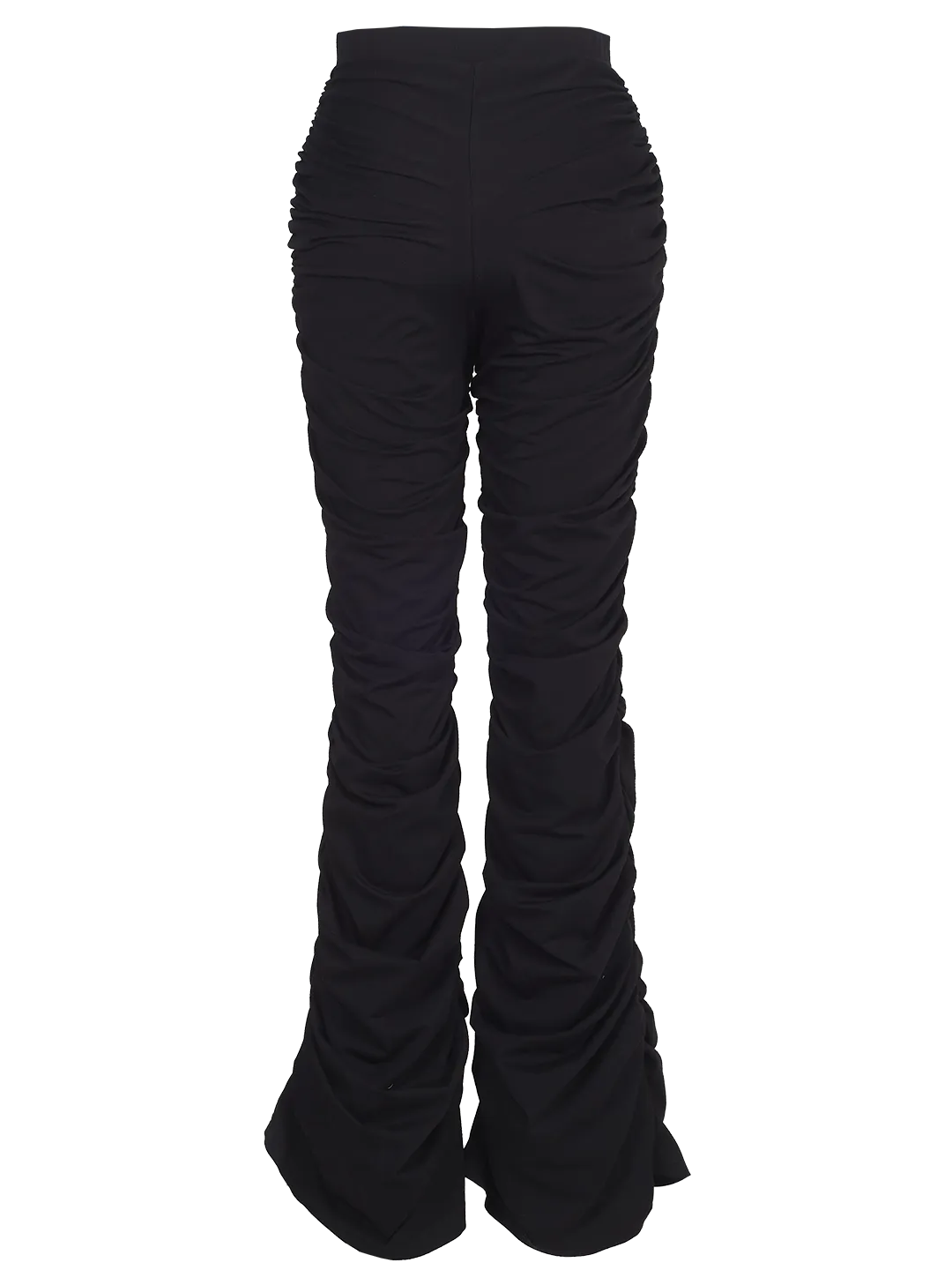 Ruched Flared Trousers