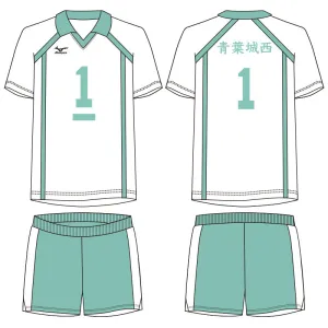 Rulercosplay Anime Haikyuu Aoba Johsai High School Oikawa Toru Iwaizumi Hajime Sports uniform Cosplay Costume