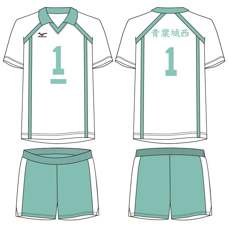 Rulercosplay Anime Haikyuu Aoba Johsai High School Oikawa Toru Iwaizumi Hajime Sports uniform Cosplay Costume