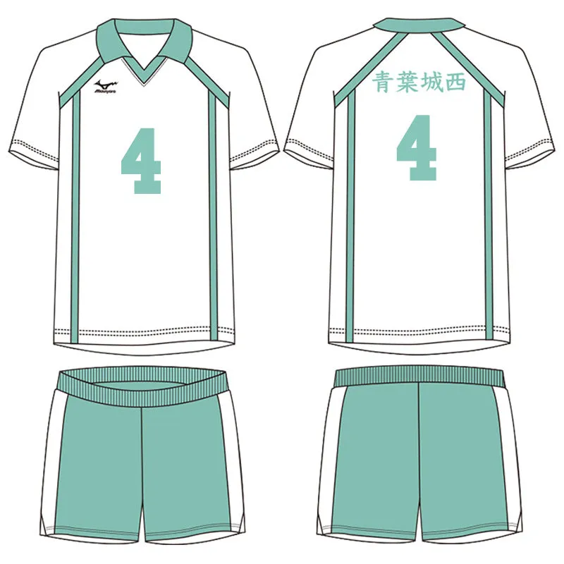 Rulercosplay Anime Haikyuu Aoba Johsai High School Oikawa Toru Iwaizumi Hajime Sports uniform Cosplay Costume