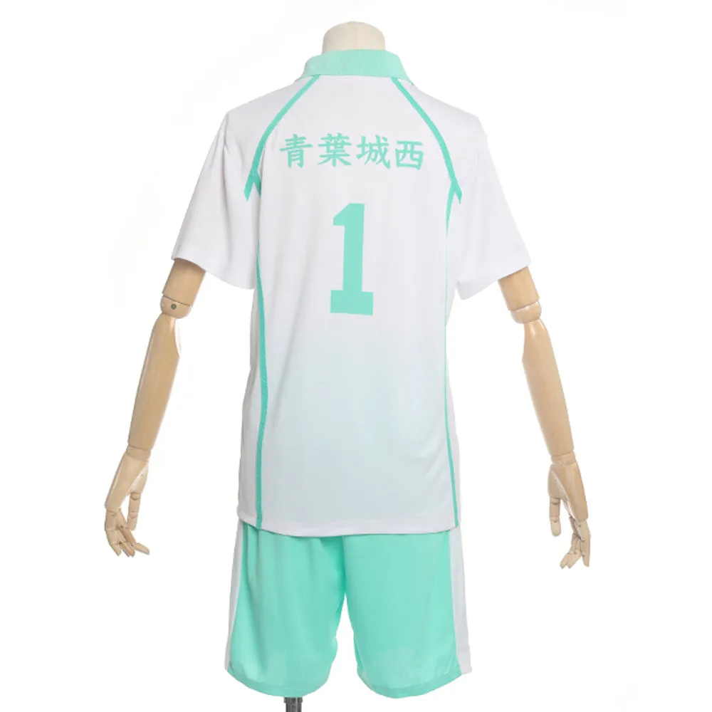 Rulercosplay Anime Haikyuu Aoba Johsai High School Oikawa Toru Iwaizumi Hajime Sports uniform Cosplay Costume