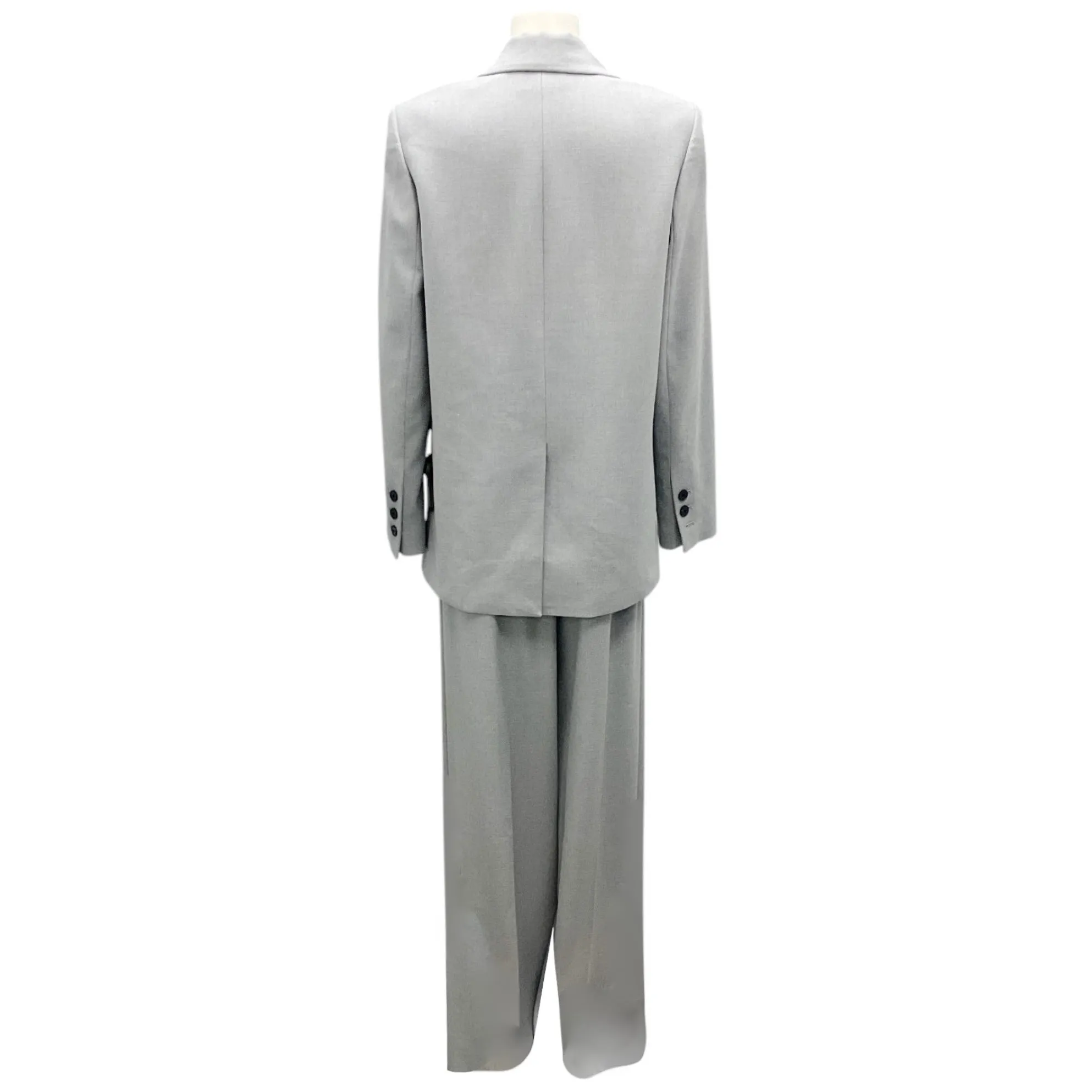 Saint Art Light Grey Jacket and Pants Two-Piece Suit Set