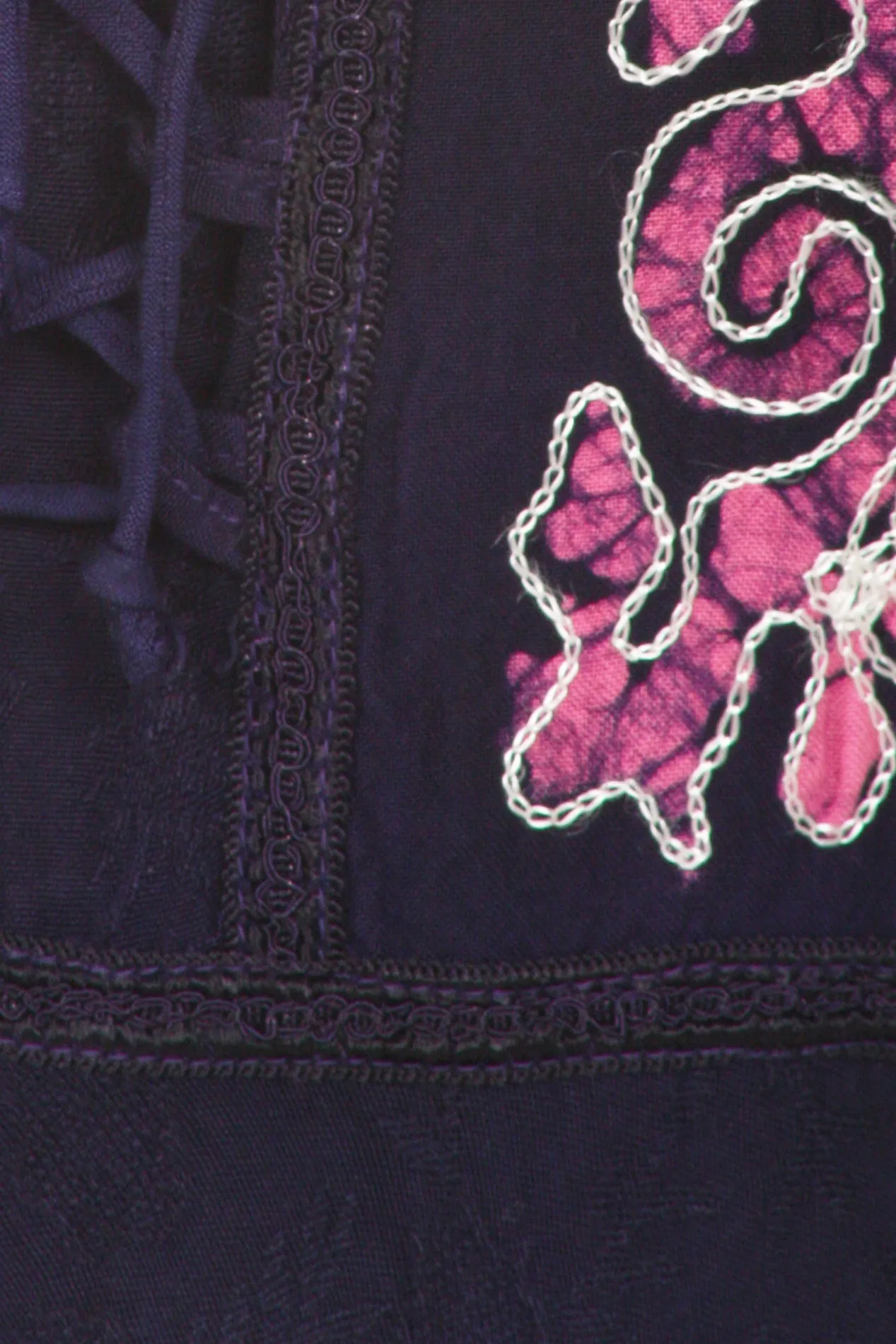 Sakkas Briar Rose Batik Corset Style Dress
