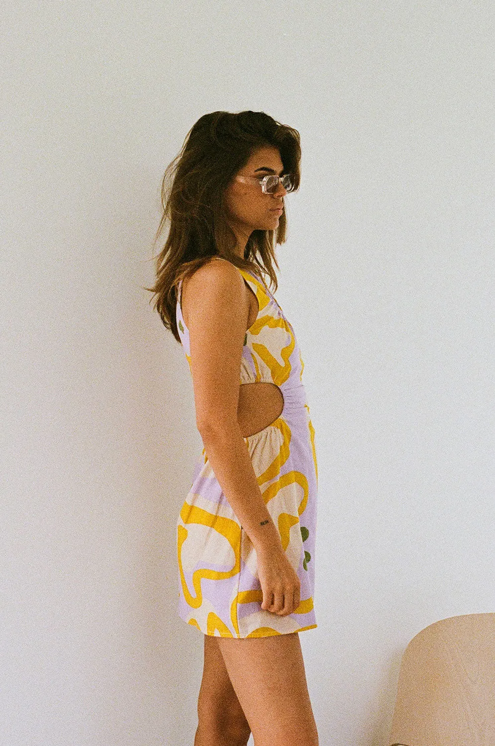 SAMPLE-Graciana Dress - Spot Floral