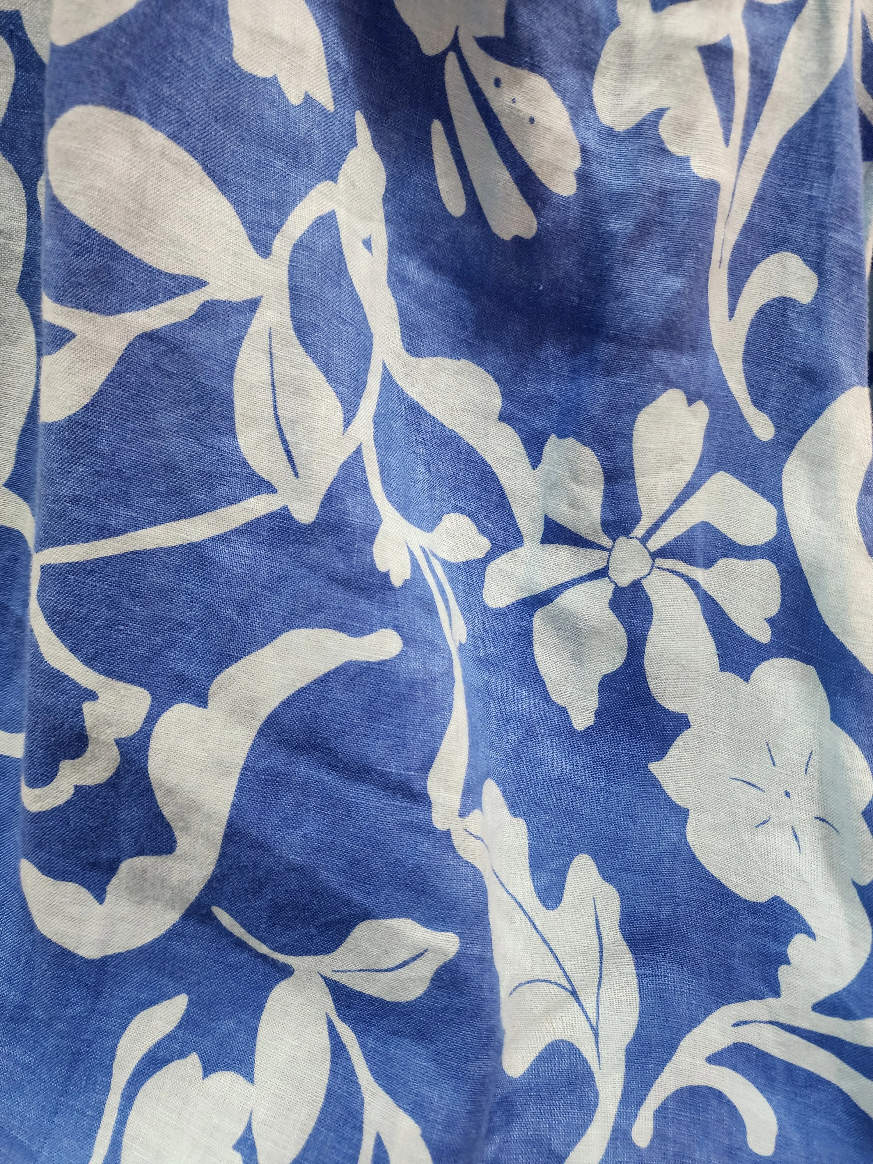 Seed blue linen oversize dress size 8