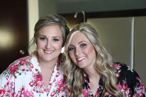 Set of 2  Bridesmaid Floral Robes, Unique Bridesmaid Gifts, Getting Ready Robes, Set of Robes, Kimono Robe, Fast Shipping from New York