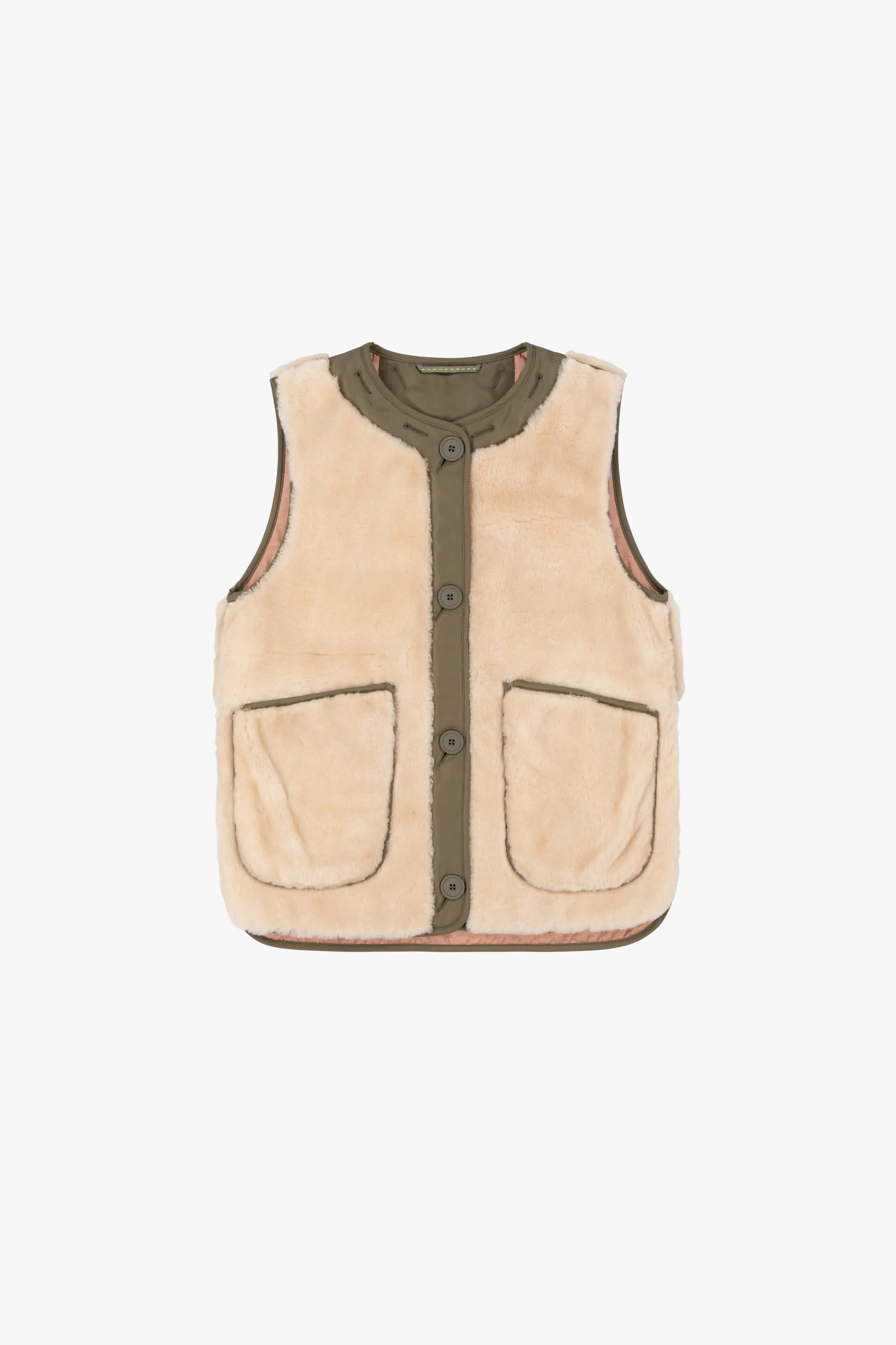 Shearling Quilt Liner - Blush / Pale Pink