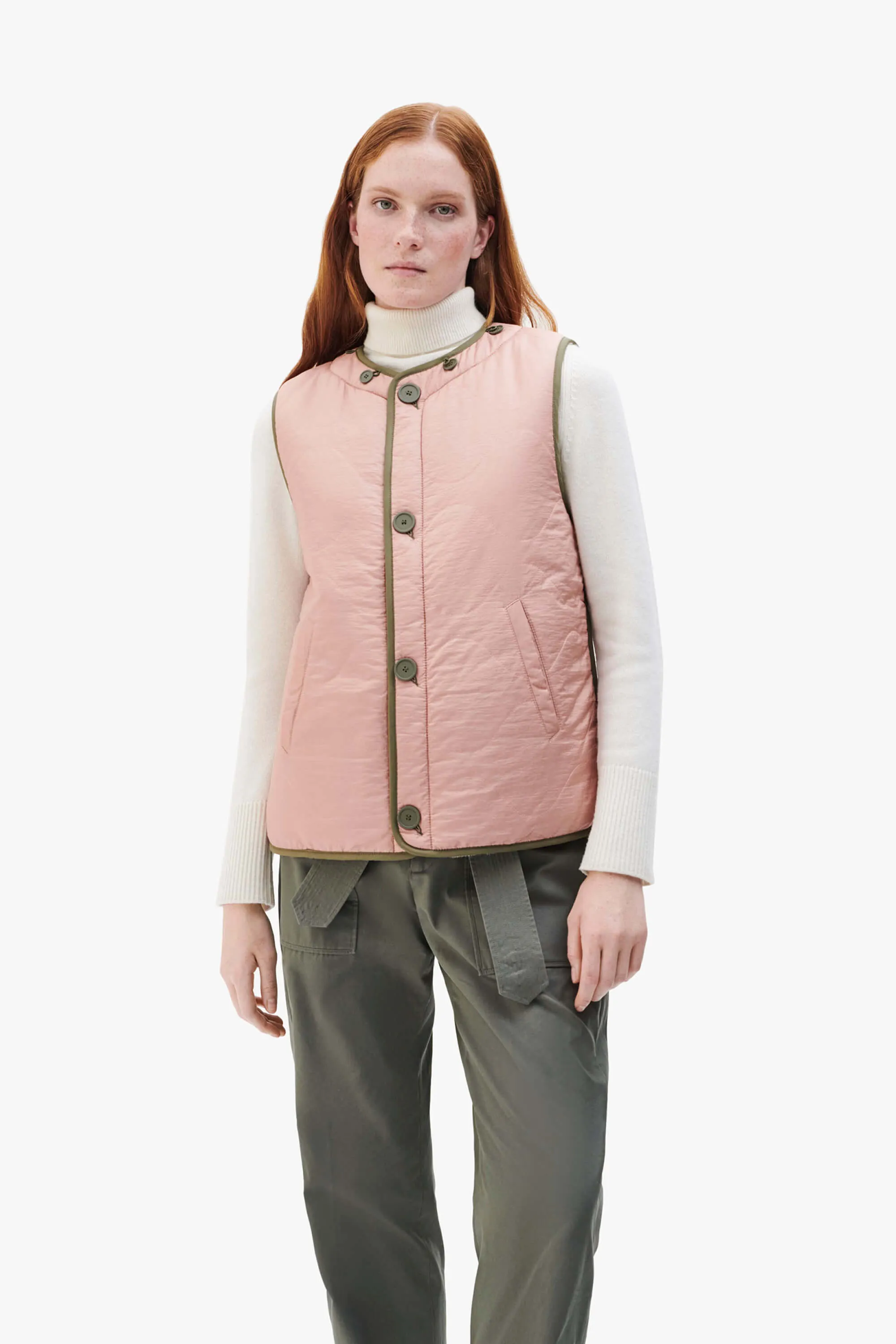 Shearling Quilt Liner - Blush / Pale Pink